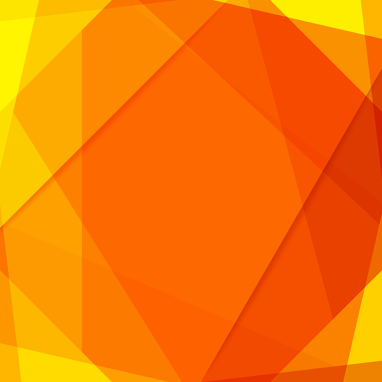 橙色炫彩几何背景矢量素材