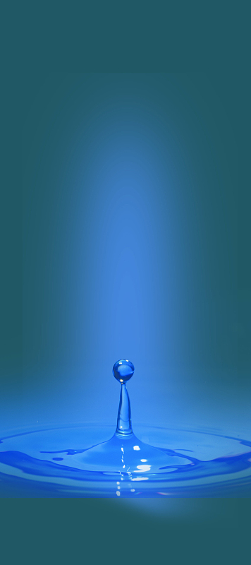 蓝色水滴化妆品海报易拉宝背景素材