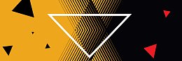 黑黄扁平几何网上促销电商淘宝banner
