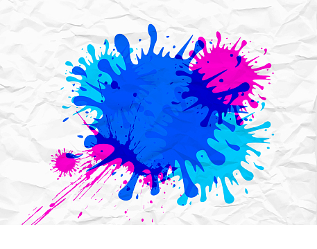 韩式浪漫颜料喷绘海报展板手绘背景素材