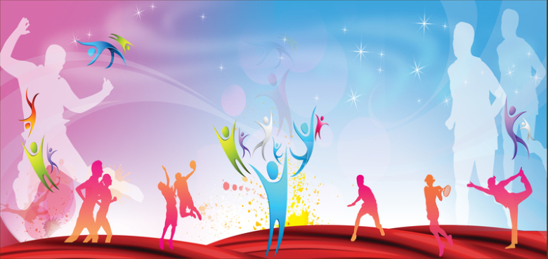 健身节海报背景素材