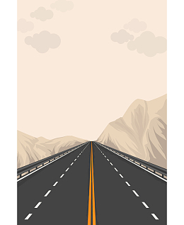 扁平卡通跑道比赛跑道背景设计