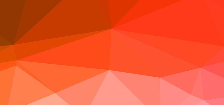 橙色低多边形背景