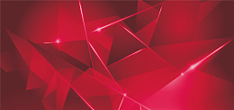 红色立体三角形背景