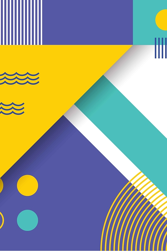 大促几何色块扁平淘宝直通车背景