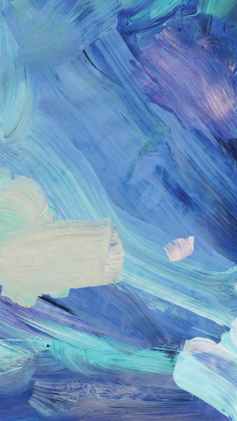 蓝紫色水彩h5背景