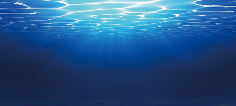 海洋水底光线背景图