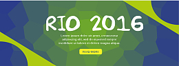 2016年巴西里约奥运会banner背景