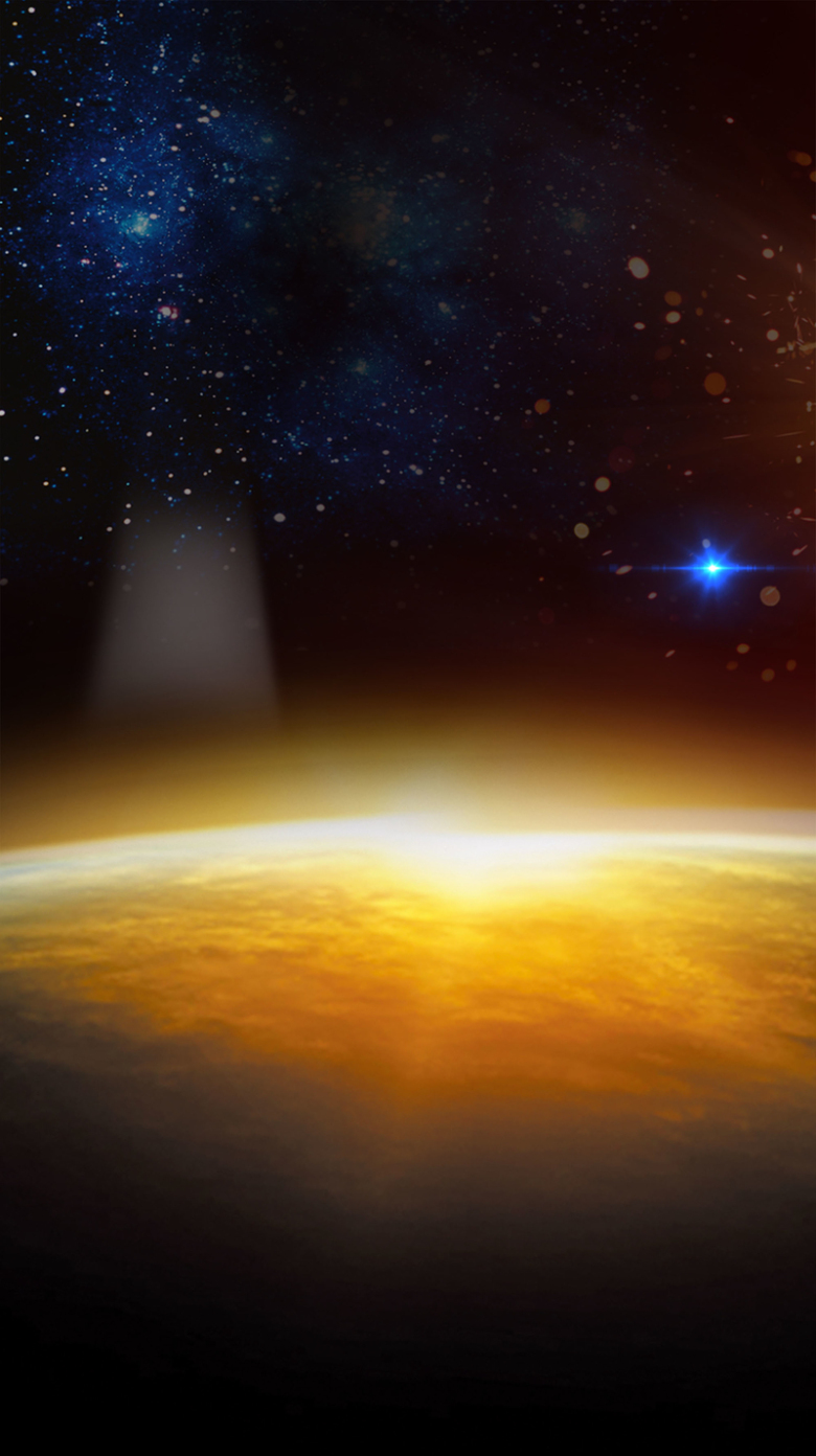 星空科技海报背景素材