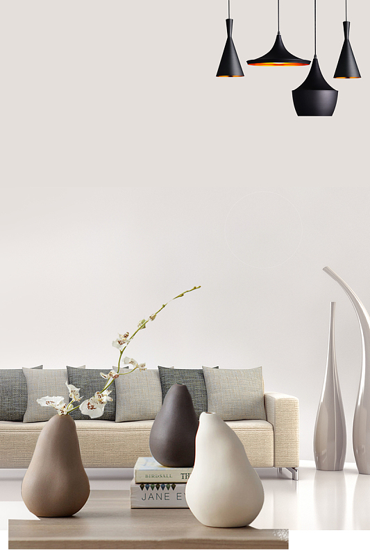 创意家居装修装饰海报背景素材psdjpg春季家装节蓝色渐变psd分层主图