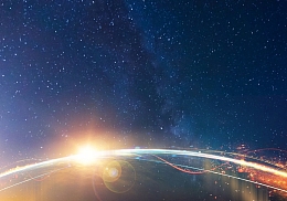 绚丽宇宙签名墙舞台海报背景