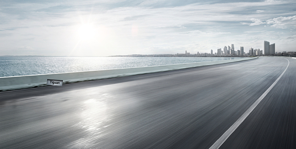 宣传海报公路背景素材