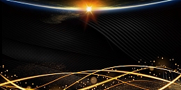 黑金高端展板背景模板