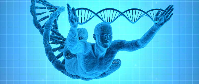 人体DNA遗传背景banner