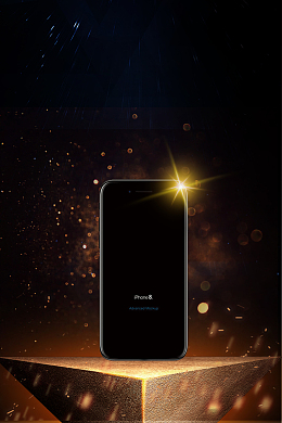 炫酷黑金iPhone8手机震撼上市宣传