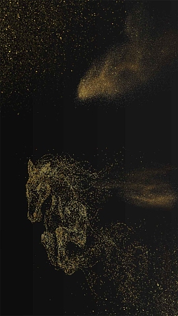 黑色大气企业文化H5背景素材