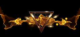 金色科技大气背景banner