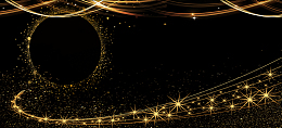 黑金大气年度盛典banner