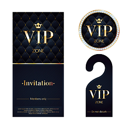 金色欧式VIP会员卡背景素材