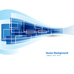 电子科技商务卡片邀请函矢量背景