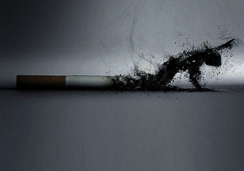 531世界无烟日香烟特写广告背景