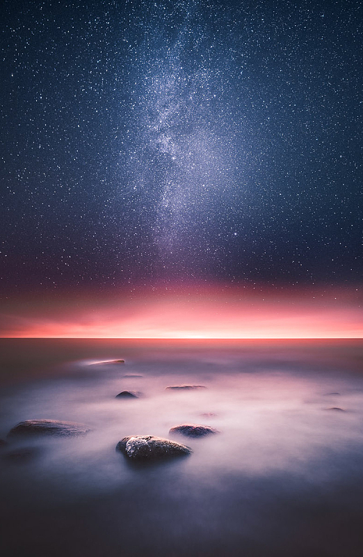 紫色星空h5背景