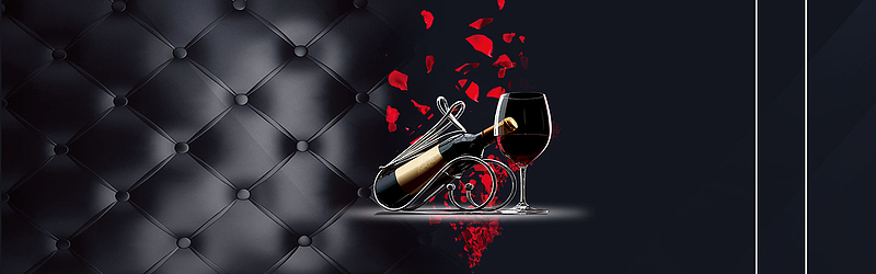 红酒商务黑色banner