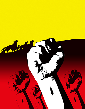 收握拳背景素材_收握拳背景图片下载_觅元素