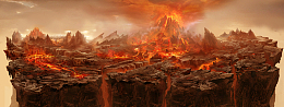 大气火山喷发背景