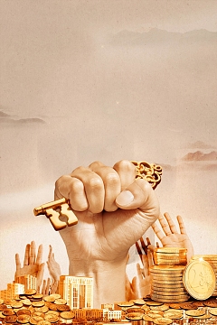 投资理财金融企业PSD分层