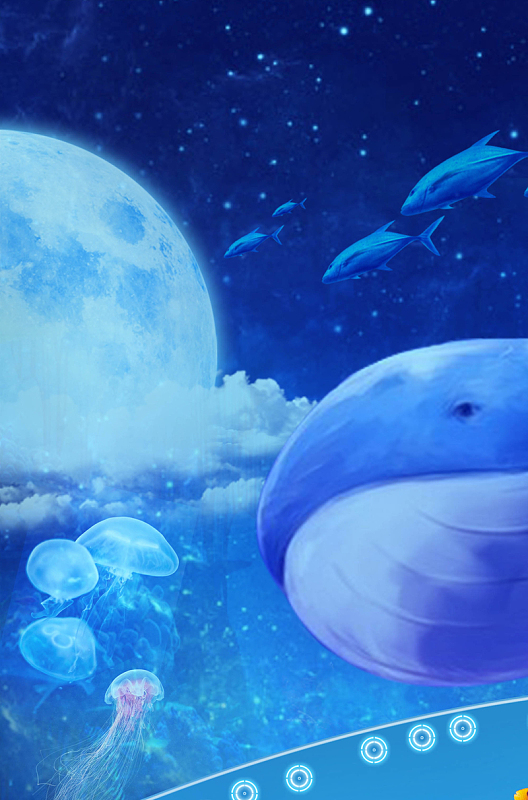 梦幻手绘背景图(4267x2000)png蓝色海洋馆banner背景(1920x600)aipng