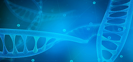 DNA链条科学生命背景图