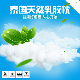 天然乳胶健康舒适睡眠枕头主图