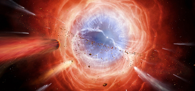 宇宙火星火球背景