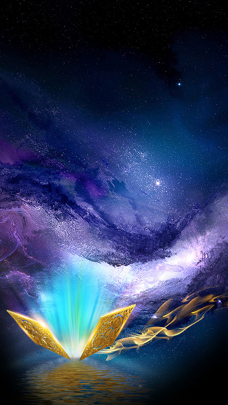 炫酷银河星空h5背景