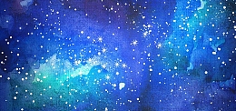 炫彩油墨水彩星空绘画背景