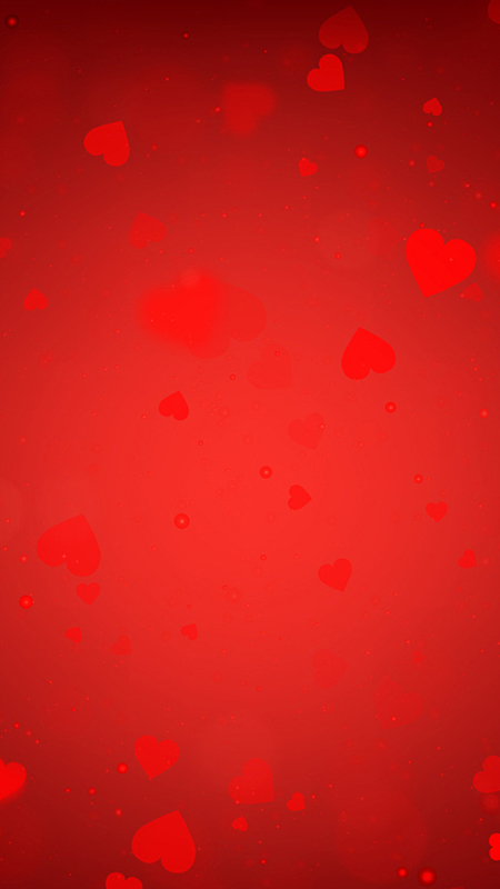 红色爱心矢量图源文件H5背景