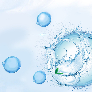 洗面奶psd分层主图背景(800x800)psdpng溅起的水花化妆品主图背景素材