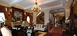 美式家具摆设效果图