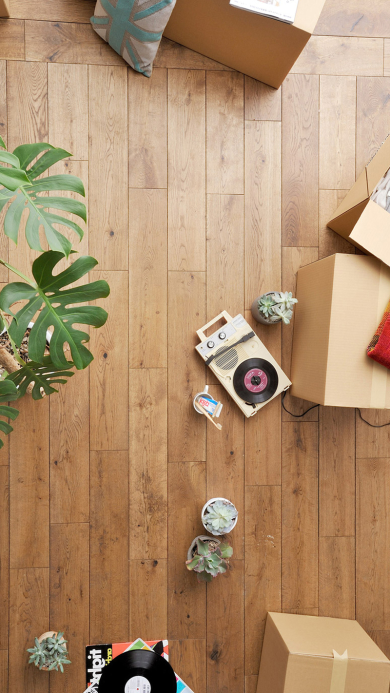 地板俯视简约h5背景