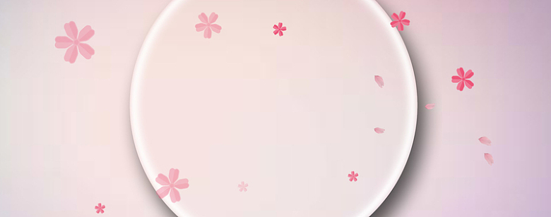 粉色樱花日系少女装家居服背景