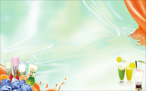 奶茶店价目表背景素材