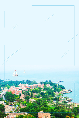 简约清新鼓浪屿旅游景点