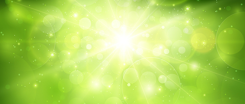 清新太阳光直射背景banner