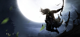 月黑风高梦幻星空武侠banner