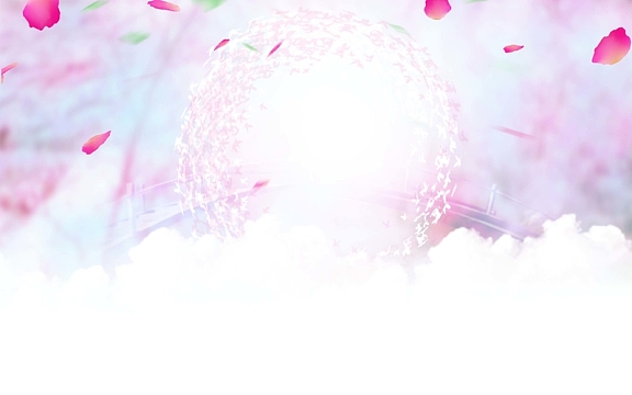浪漫婚纱摄影海报背景模板
