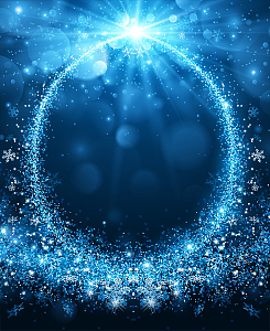 蓝色光效h5背景