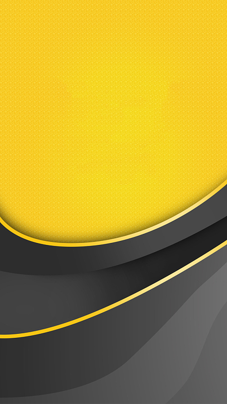 黑黄两色简约h5背景