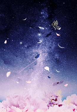 七夕情人节背景模板