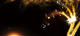 社团招新大气简约黑色banner